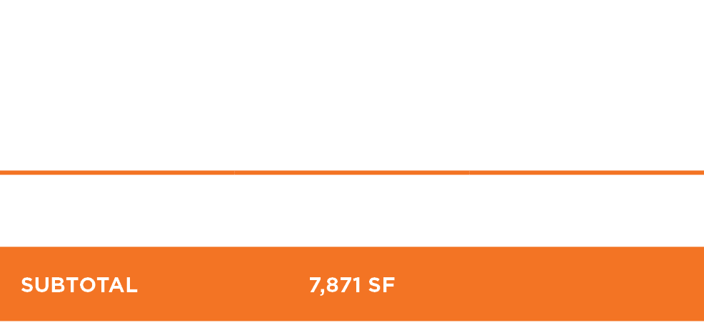 9046 LINDBLADE STREET (THE STAIRCASE),Suite,SF,Availability,Full Building,7,871 SF,VACANT,SUBTOTAL,7,871 SF,